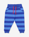 Toby Tiger - Organic Joggers - Striped Blue/Blue