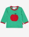 Toby Tiger - LS Tee - Organic Green Apple Applique