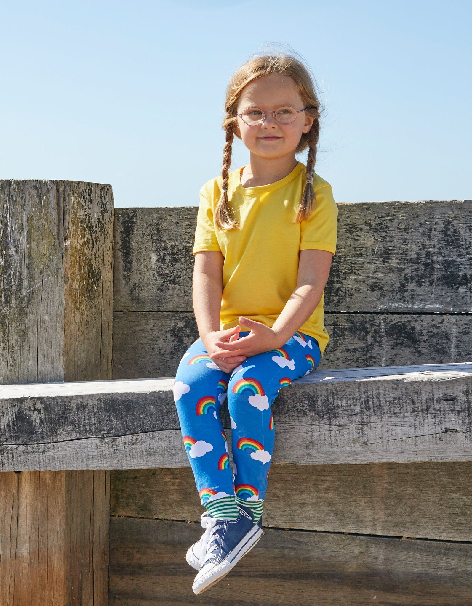 Toby Tiger- Leggings - Multi Rainbow