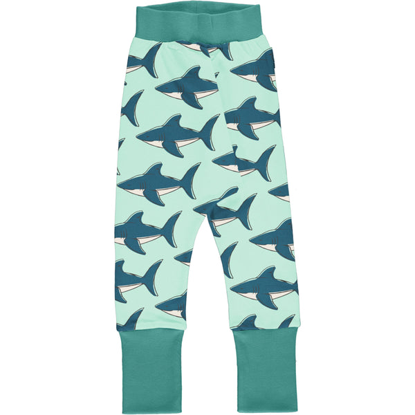 Maxomorra - Drop Crotch Pants - Shark