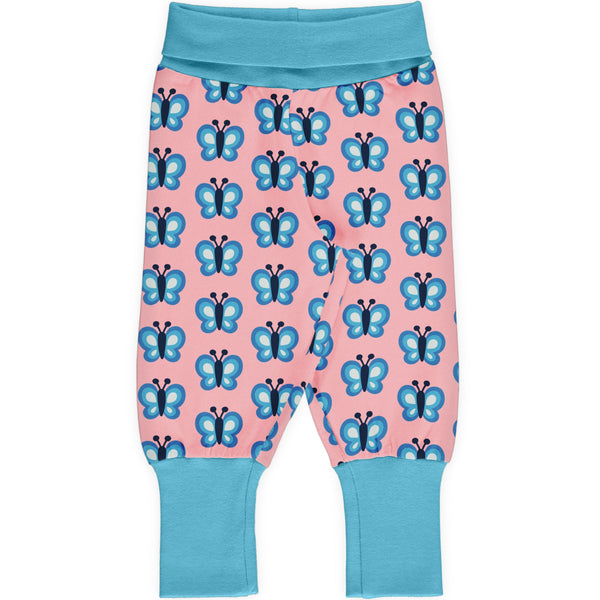 Maxomorra - Rib Pants - Blue-Wing Butterfly