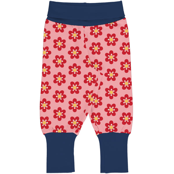 Maxomorra - Rib Pants - Anenome ** LAST SIZE 74/80cm