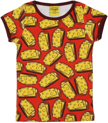 Duns Sweden SS Tee - Sandwich - Red ** LAST ONE sz 128cm **