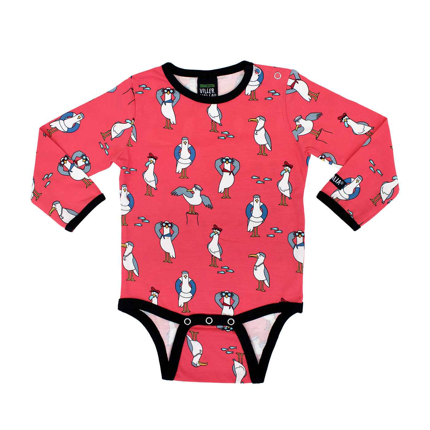 Villervalla - LS Bodysuit - Seagull - Tulip