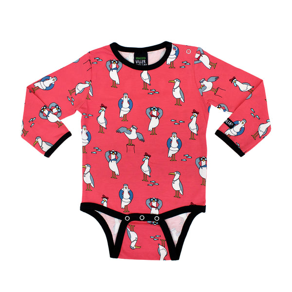 Villervalla - LS Bodysuit - Seagull - Tulip