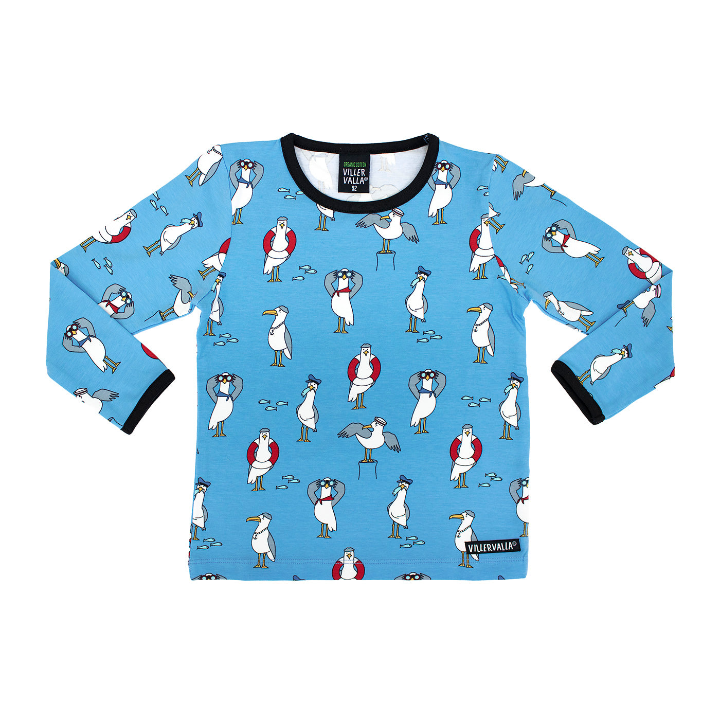 Villervalla - LS Tee - Seagull - Water