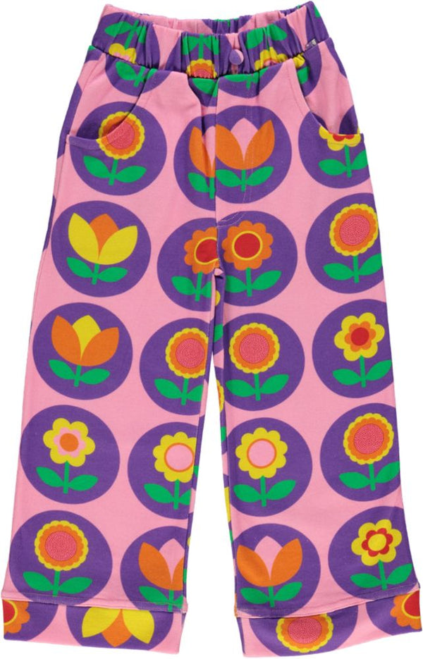 Smafolk - Sweatpants - Flowers - Sea Pink