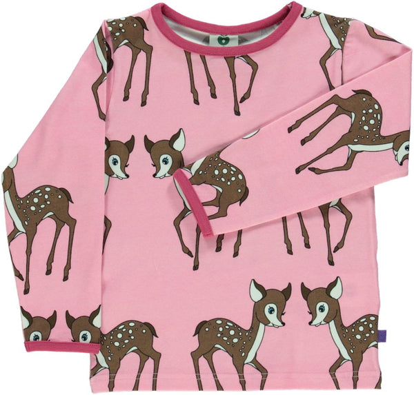 Smafolk - LS Tee - Deer - Sea Pink