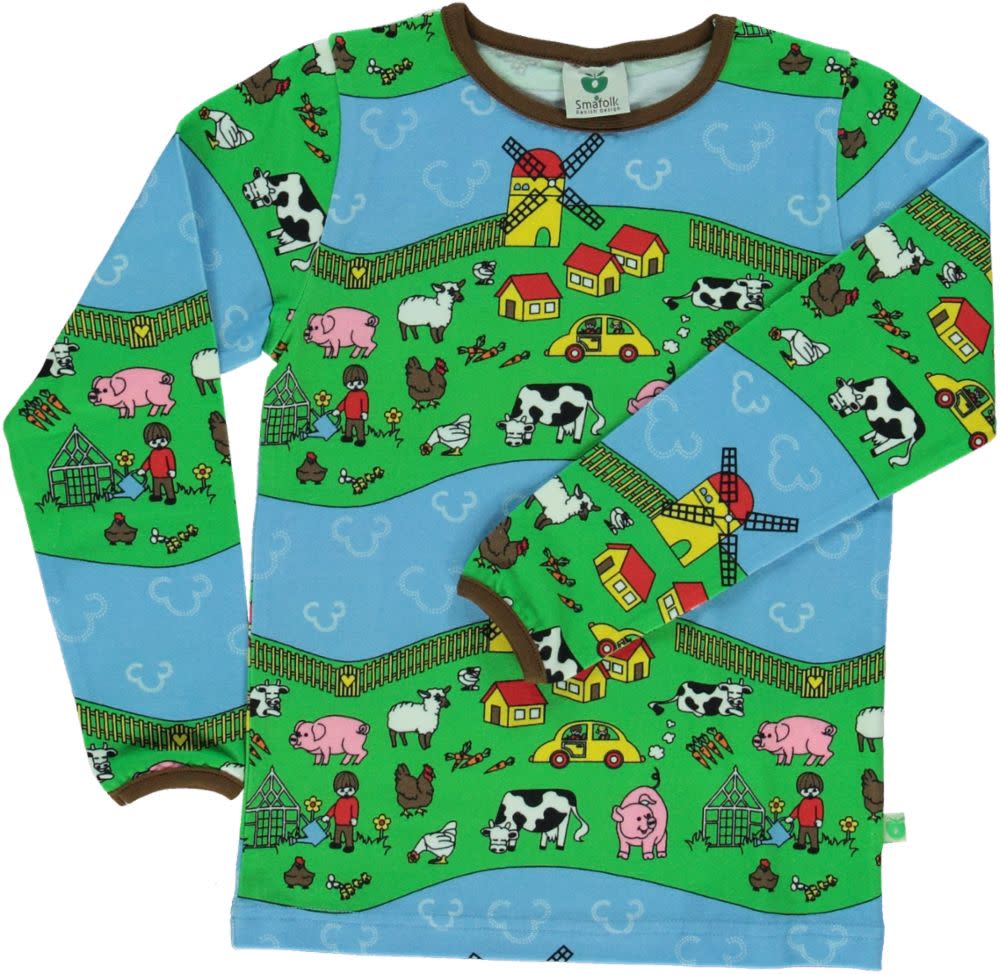 Smafolk - LS Tee - Farm - Green