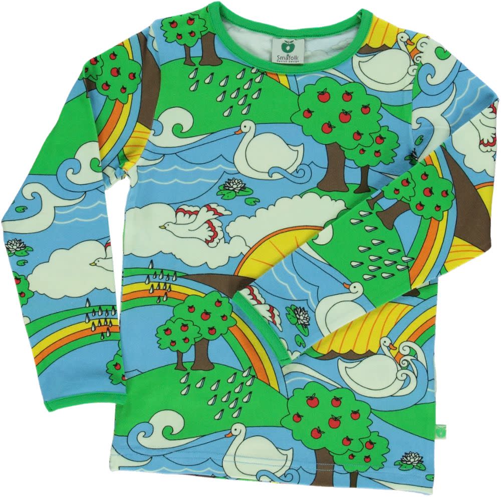Smafolk - LS Tee - Landscape - Blue