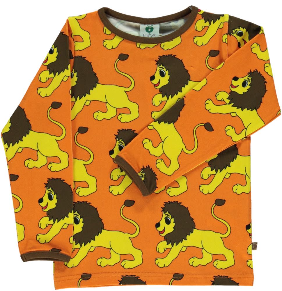 Smafolk - LS Tee - Lion - Orange