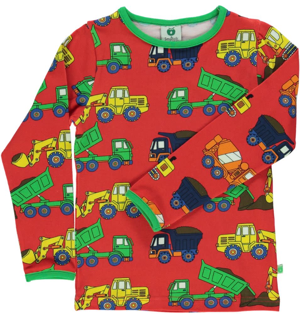 Smafolk - LS Tee - Machines - Red