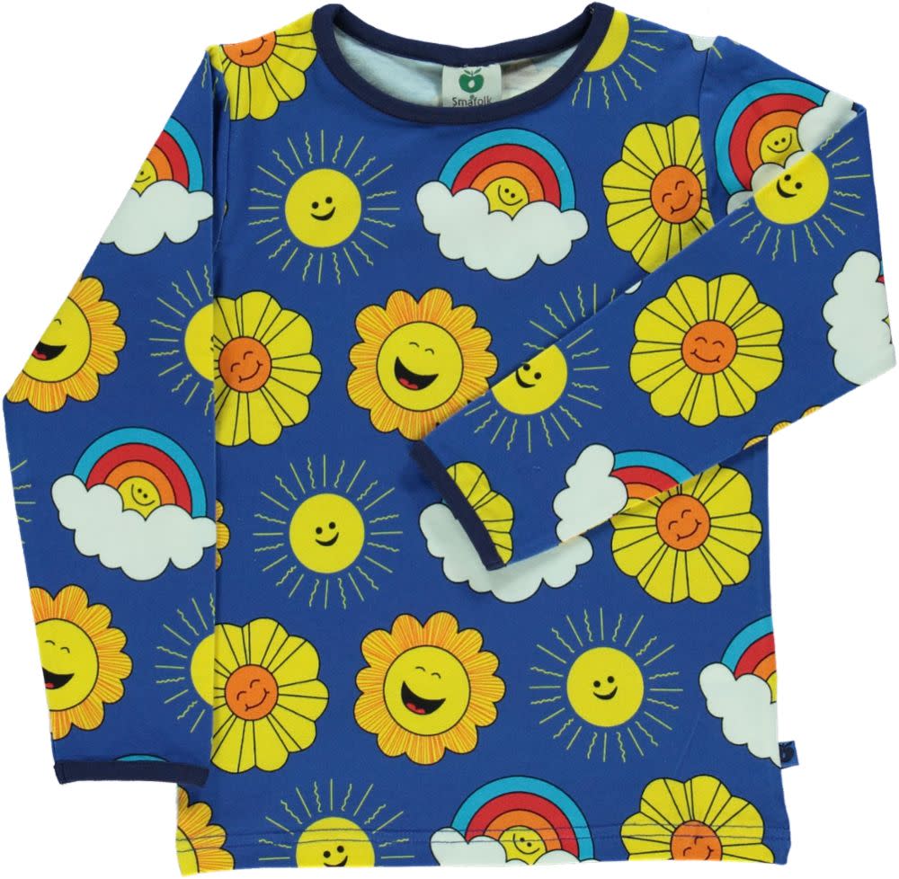 Smafolk - LS Tee - Sun - Blue Lolite