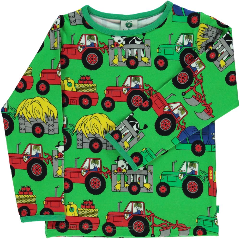 Smafolk - LS Tee - Tractor - Green
