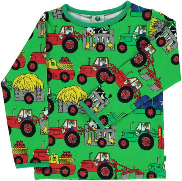 Smafolk - LS Tee - Tractor - Green
