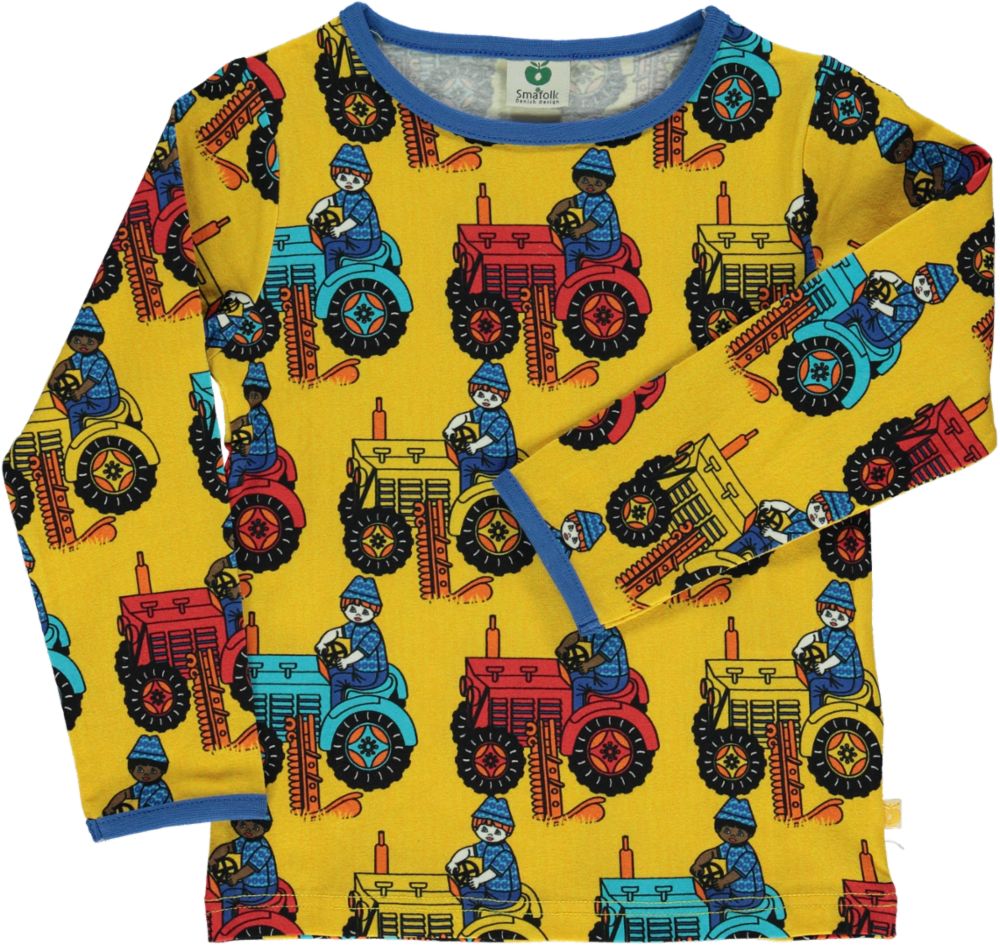 Smafolk - LS Tee - Tractor - Yellow