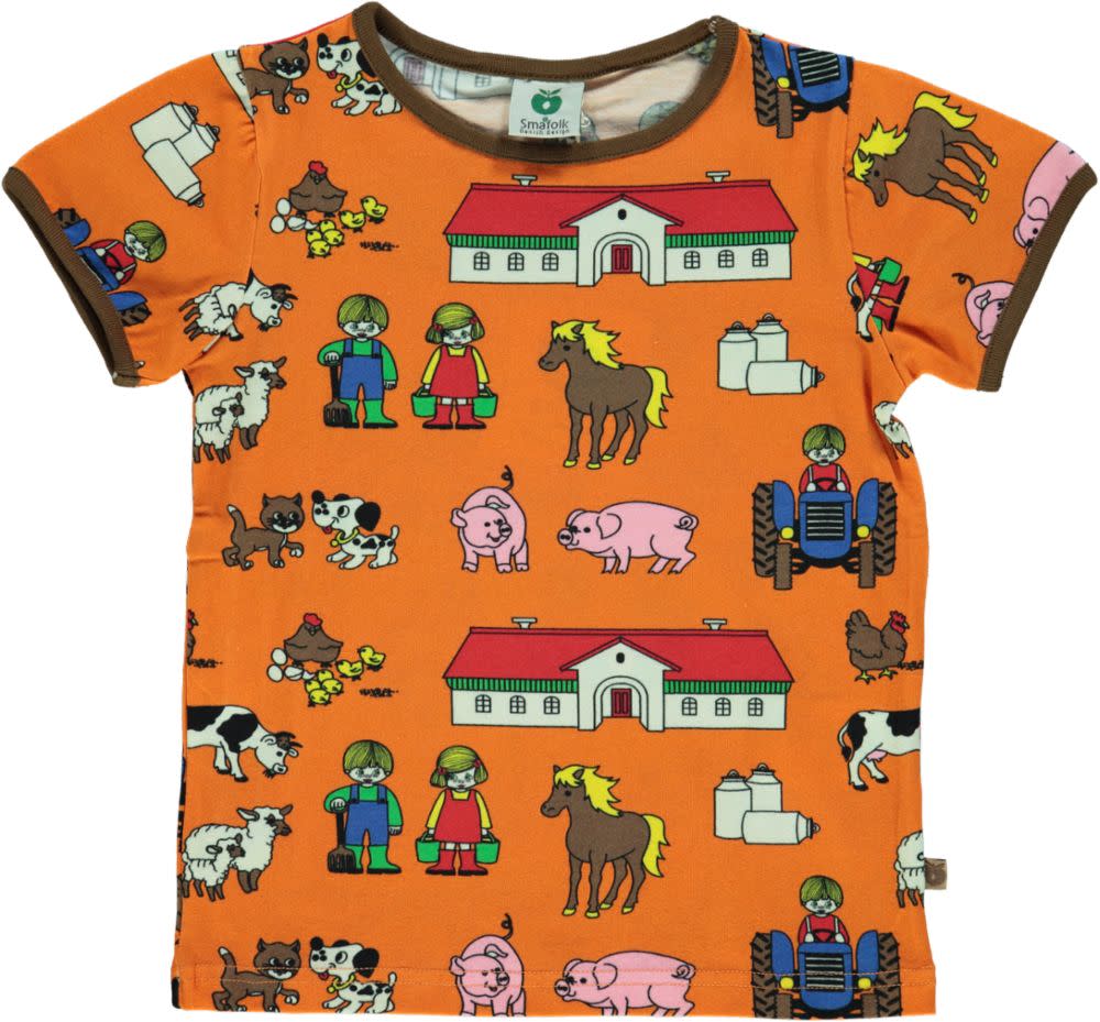 Smafolk - SS Tee - Farm - Orange