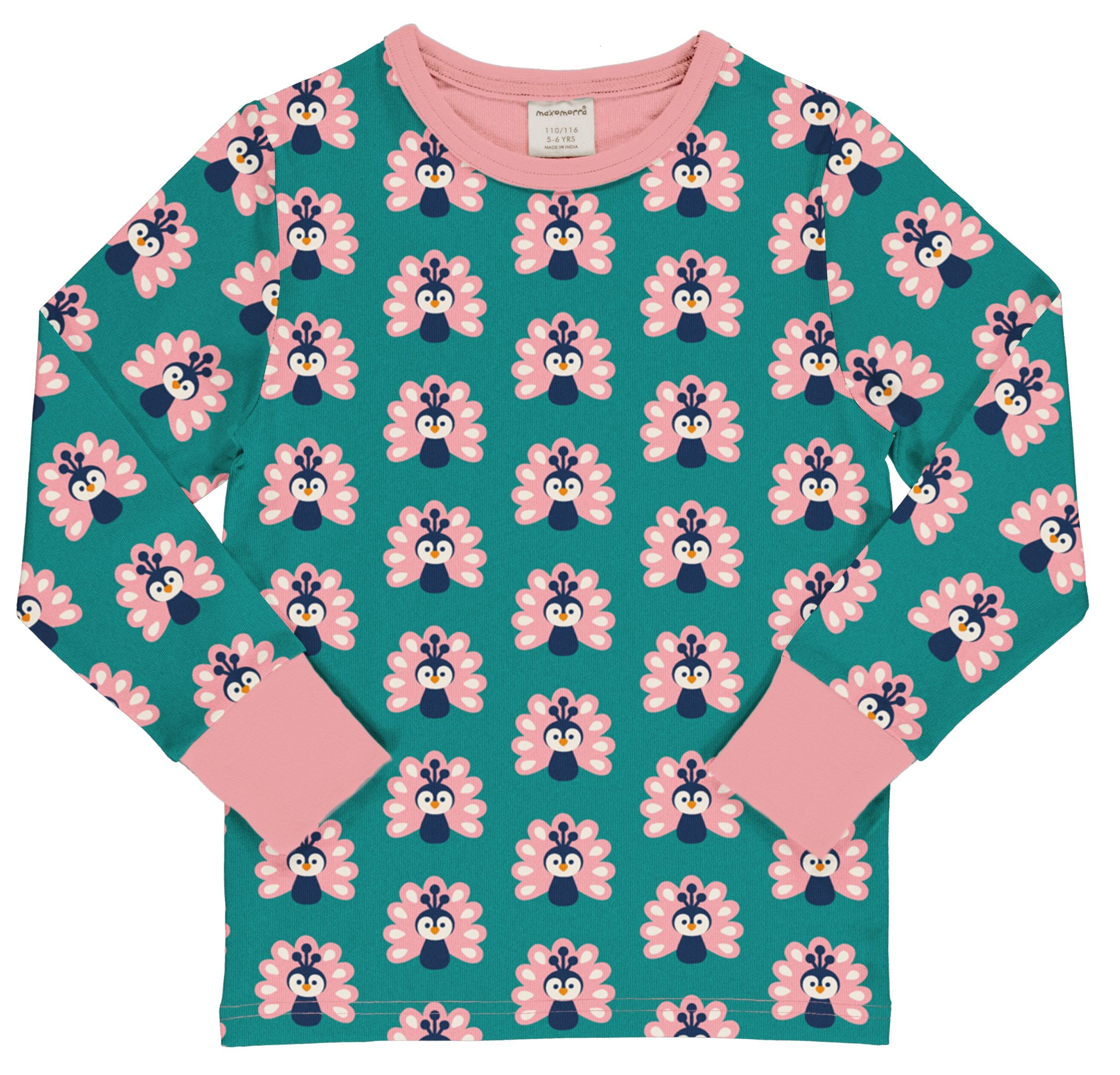 Maxomorra - LS Tee - Peacock