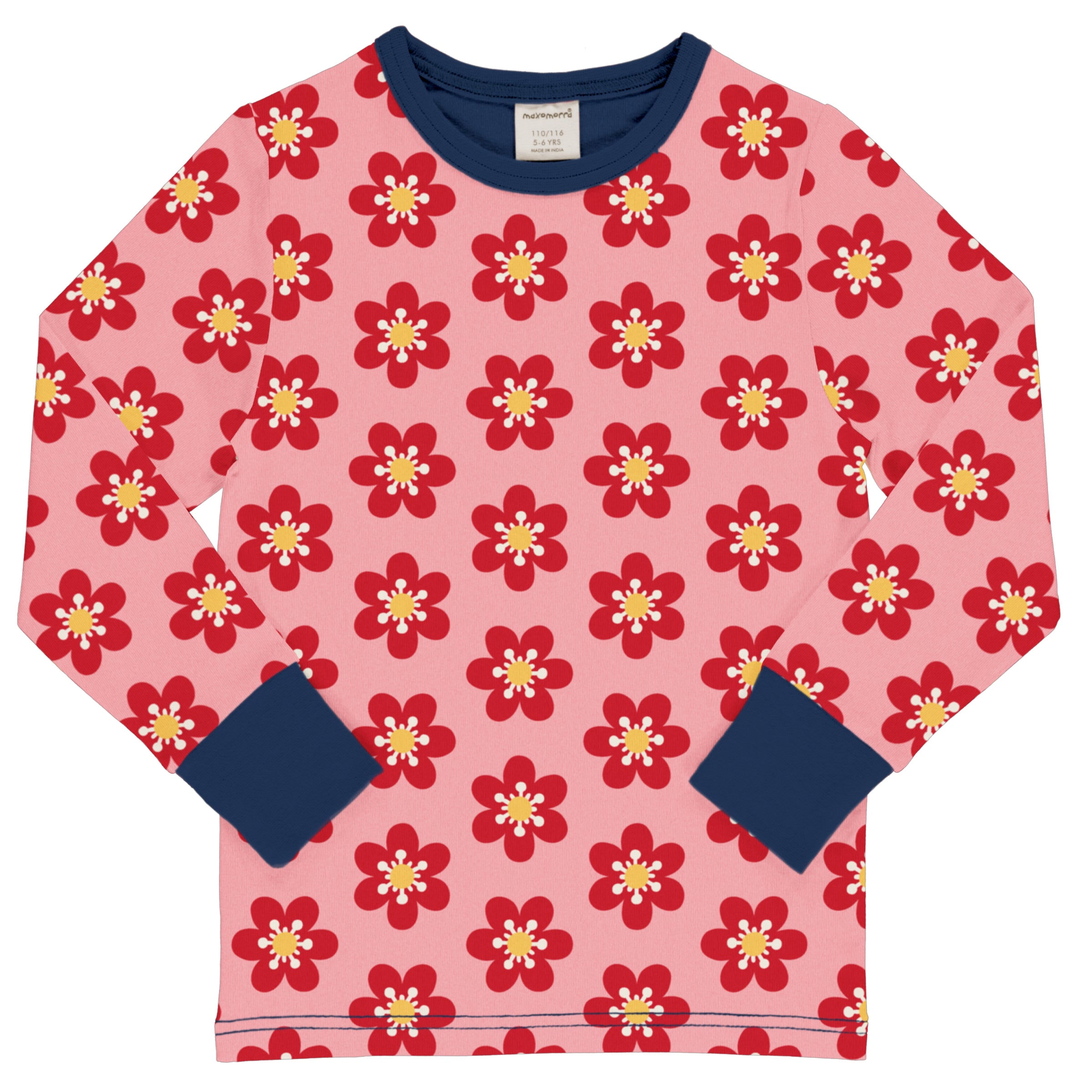 Maxomorra - LS Tee - Anenome ** LAST ONE sz 86/92cm