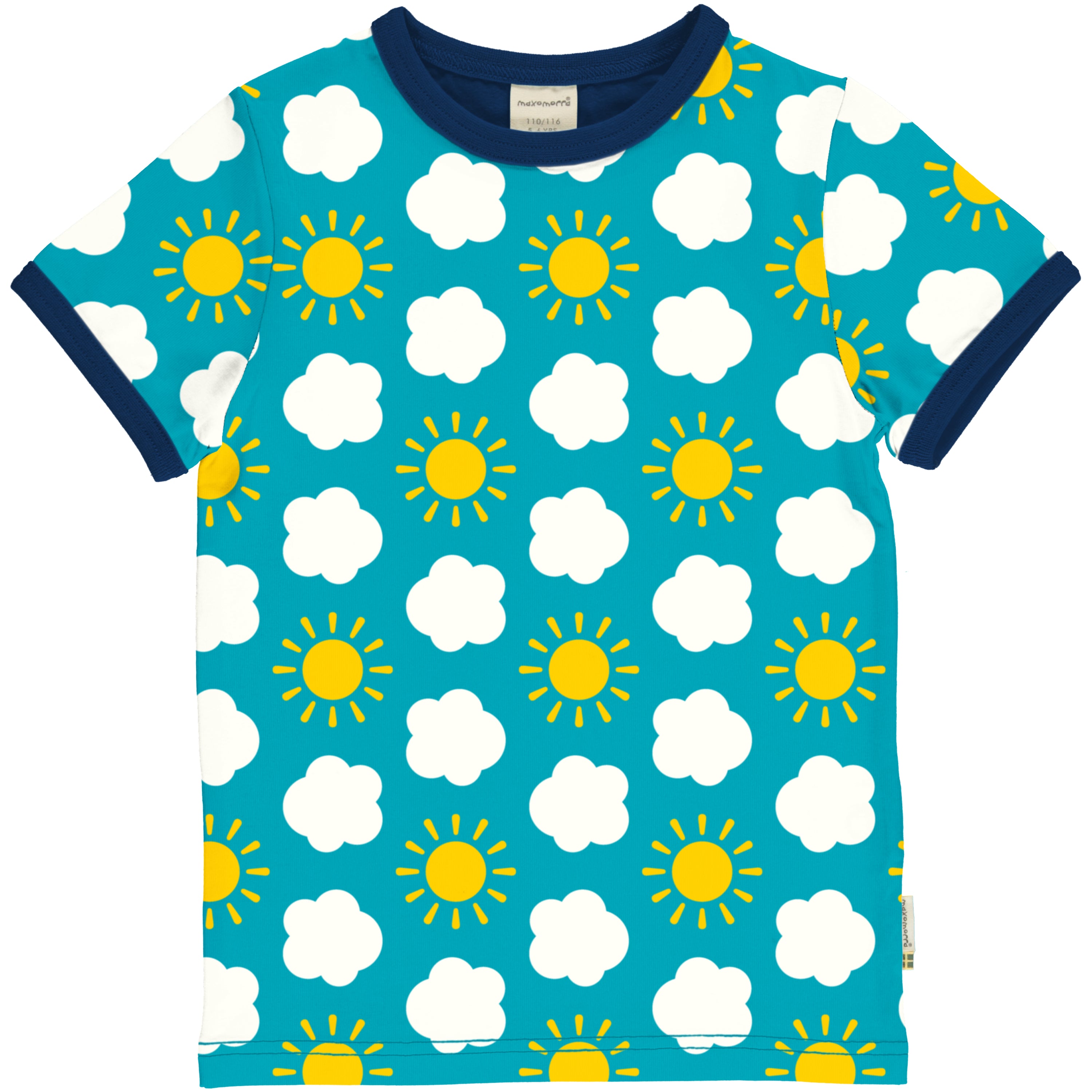 Maxomorra - SS Tee - Classic Sky - Adult Slimfit