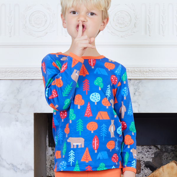 Toby Tiger - LS Tee - Camping Bear