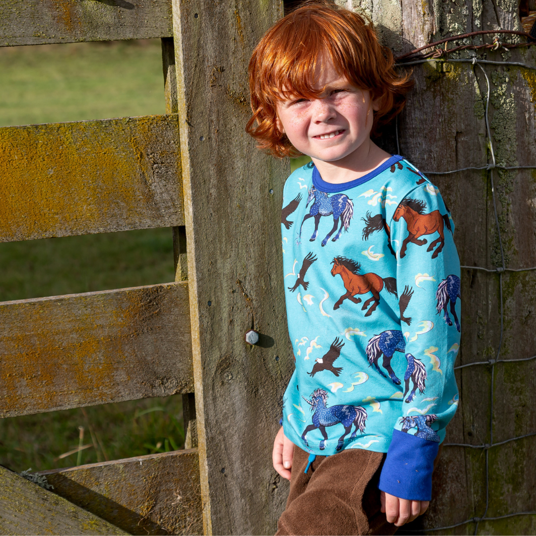 Coddi & Womple - LS Tee - Storm - Blue