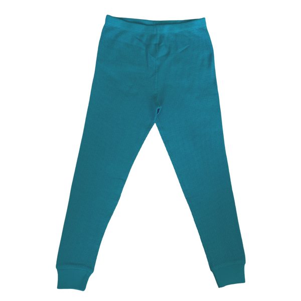 Slugs & Snails - Organic Waffles - Leggings - Turquoise (Adult Sizes)