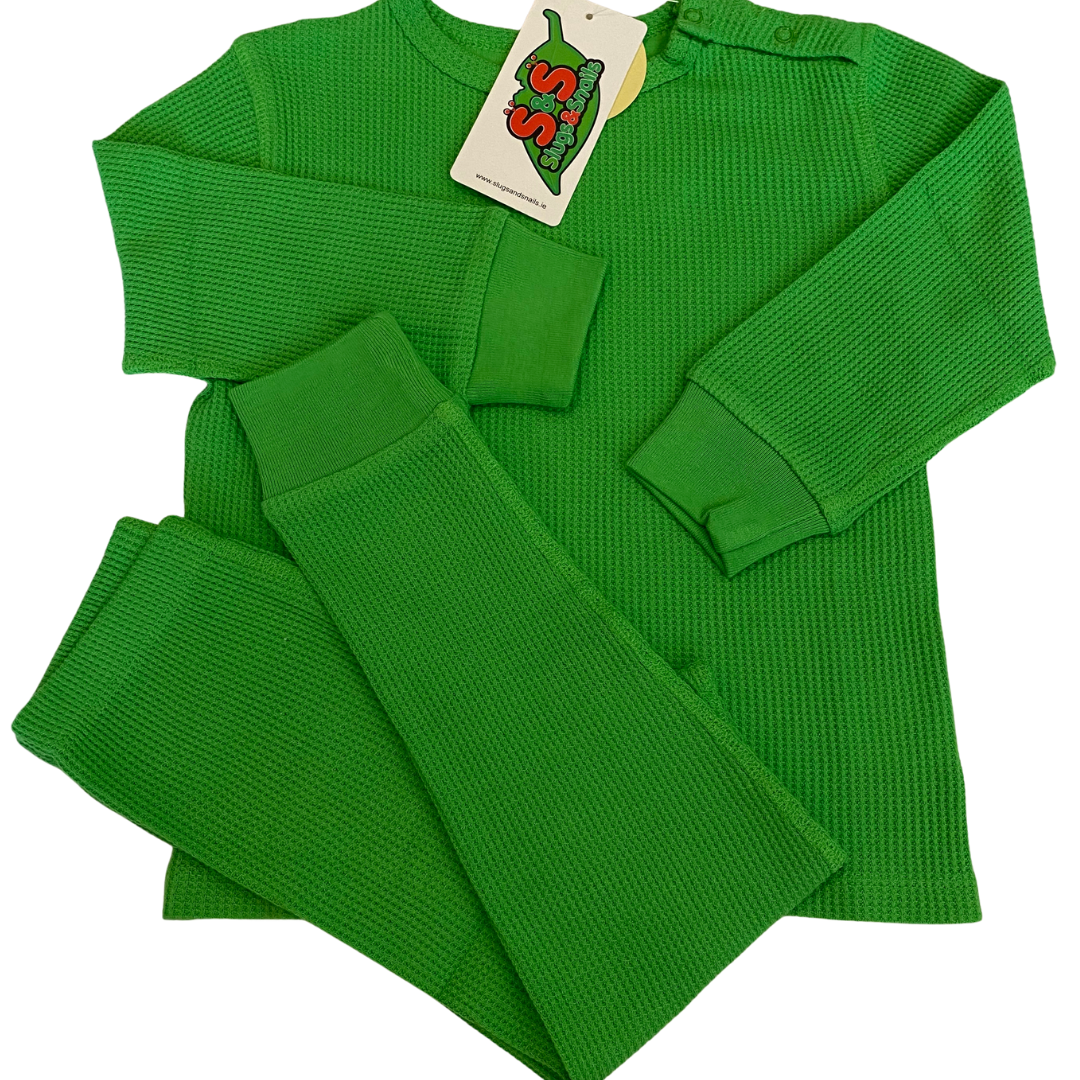 Slugs & Snails - Organic Waffles - Leggings - Green