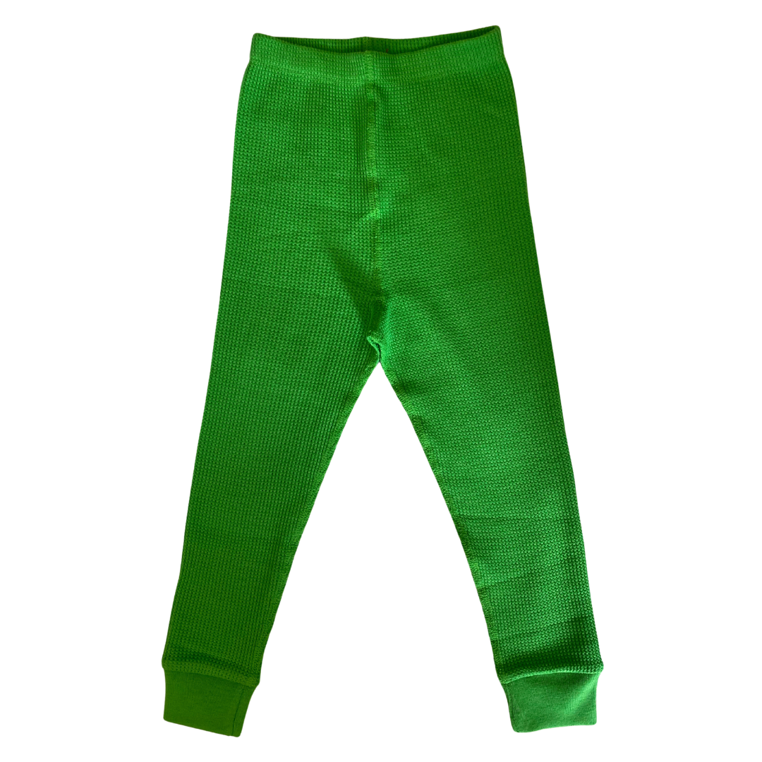 Slugs & Snails - Organic Waffles - Leggings - Green