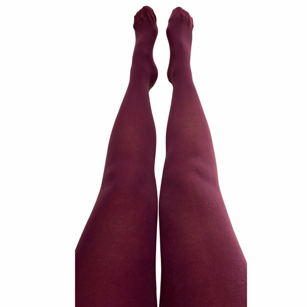 S & S Adult Tights - Block Colour - Plum