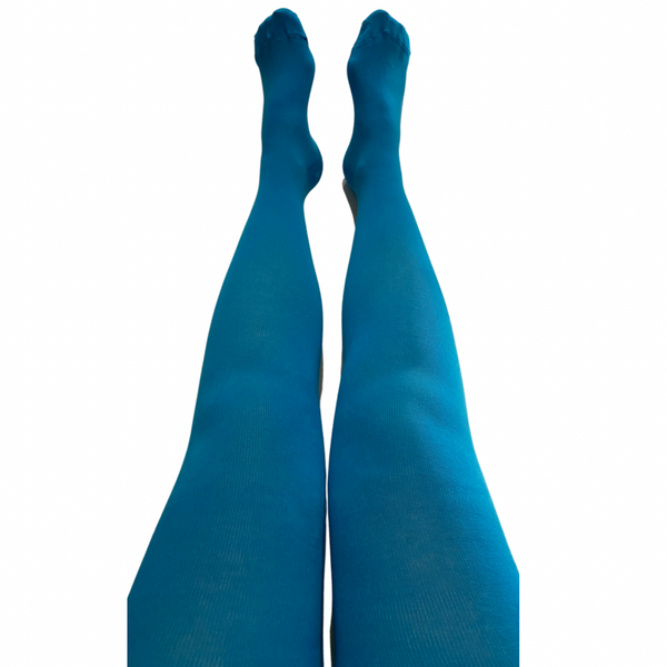 S & S Adult Tights - Block Colour - Turquoise ** LAST SZ S-M