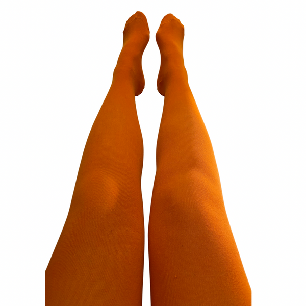 S & S Adult Tights - Block Colour - Sunrise Orange