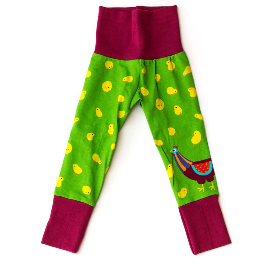 Merle Kids - Leggings - Mama Hen and Her Chicks ** LAST SZ 86/92cm