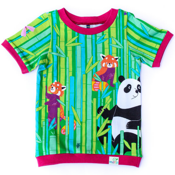 Merle Kids - SS Tee - Panda Forest