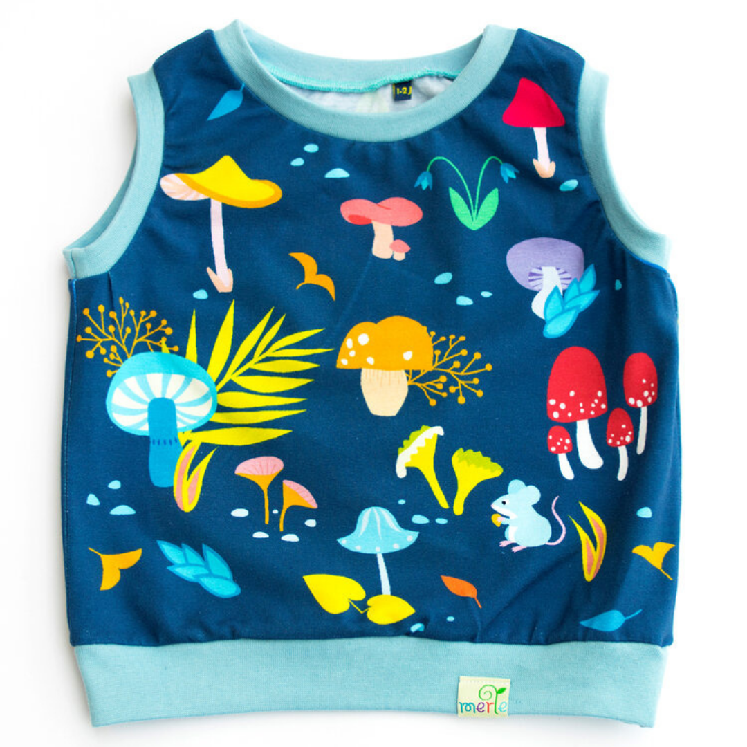 Merle Kids - Tank - Mushrooms in the Night