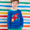 Toby Tiger - LS Tee - Organic Rocket Applique