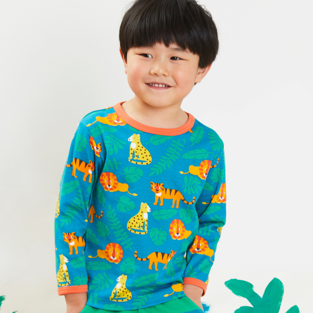 Toby Tiger - LS Tee - Organic Wild Cats