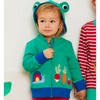 Toby Tiger - Organic Frog Applique Hoodie