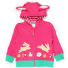 Toby Tiger - Organic Leaping Bunny Applique Hoodie
