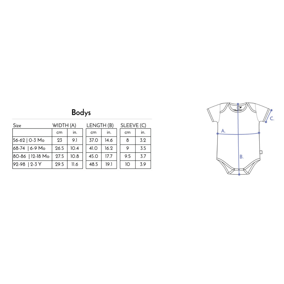 Merle Kids - SS Bodysuit - Underground