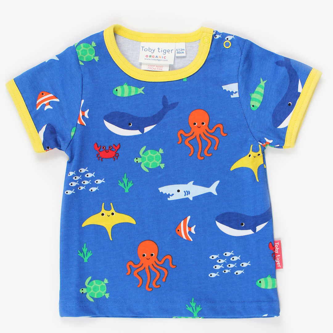 Toby Tiger - SS Tee - Organic Sealife