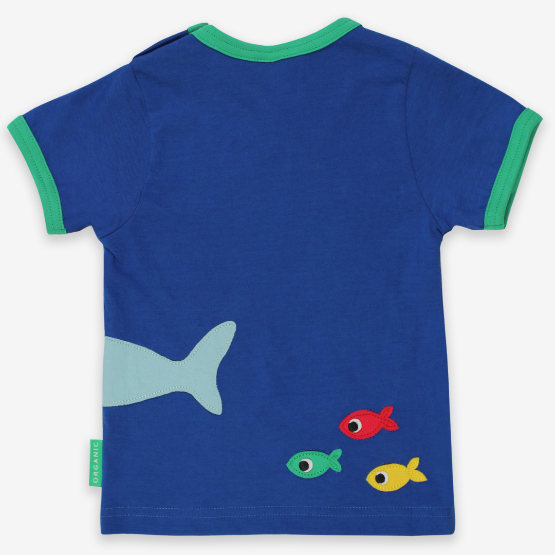 Toby Tiger - SS Tee - Organic Shark Applique