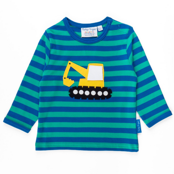 Toby Tiger - LS Tee - Organic Digger Applique