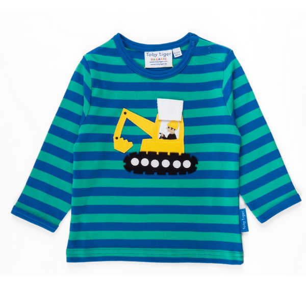 Toby Tiger - LS Tee - Organic Digger Applique
