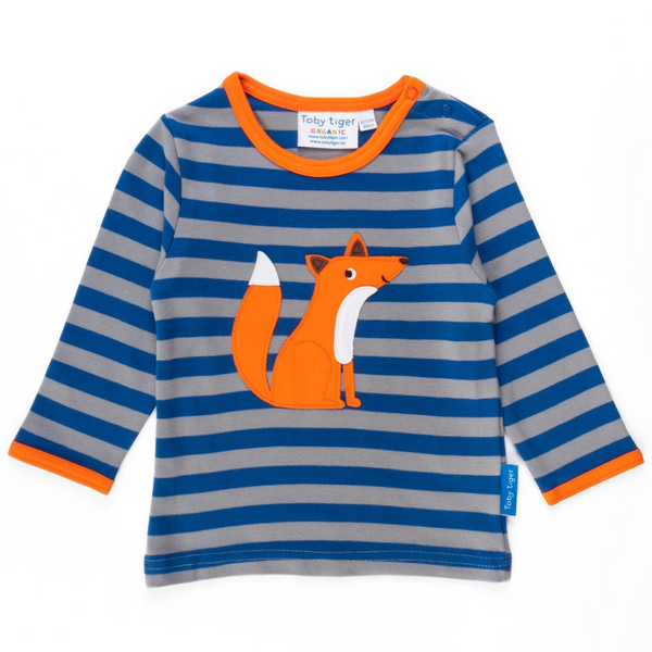 Toby Tiger - LS Tee - Organic Fox Applique