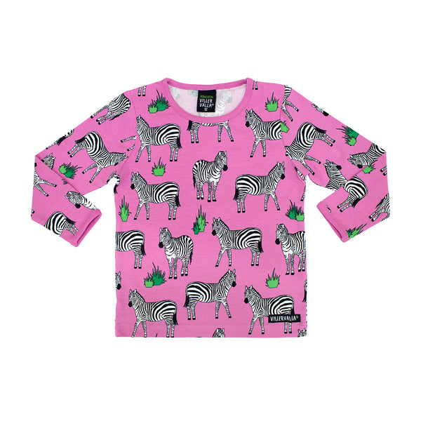 Villervalla - LS Tee - Zebra
