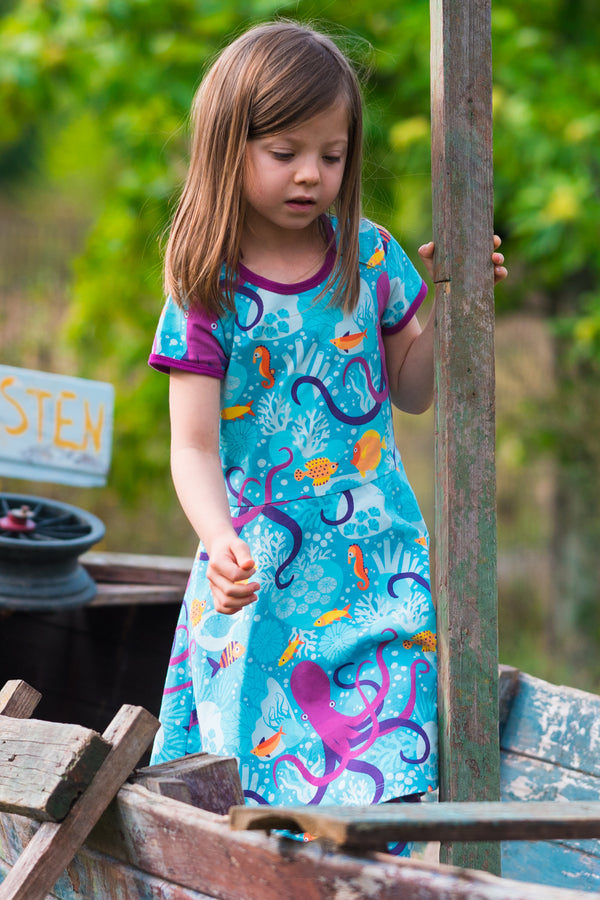 Merle Kids - SS Skater Dress - Under The Sea