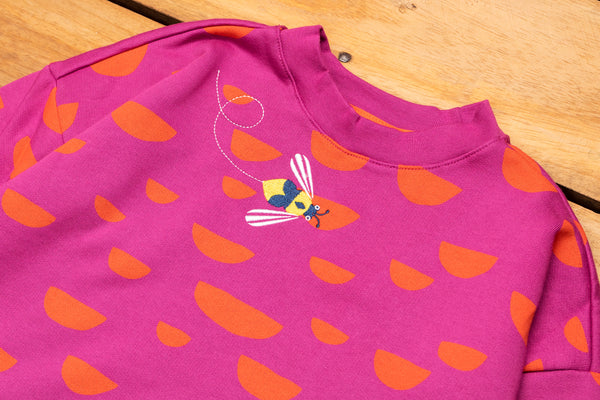 Merle - Oversized Box Sweatshirt - Honey Bee