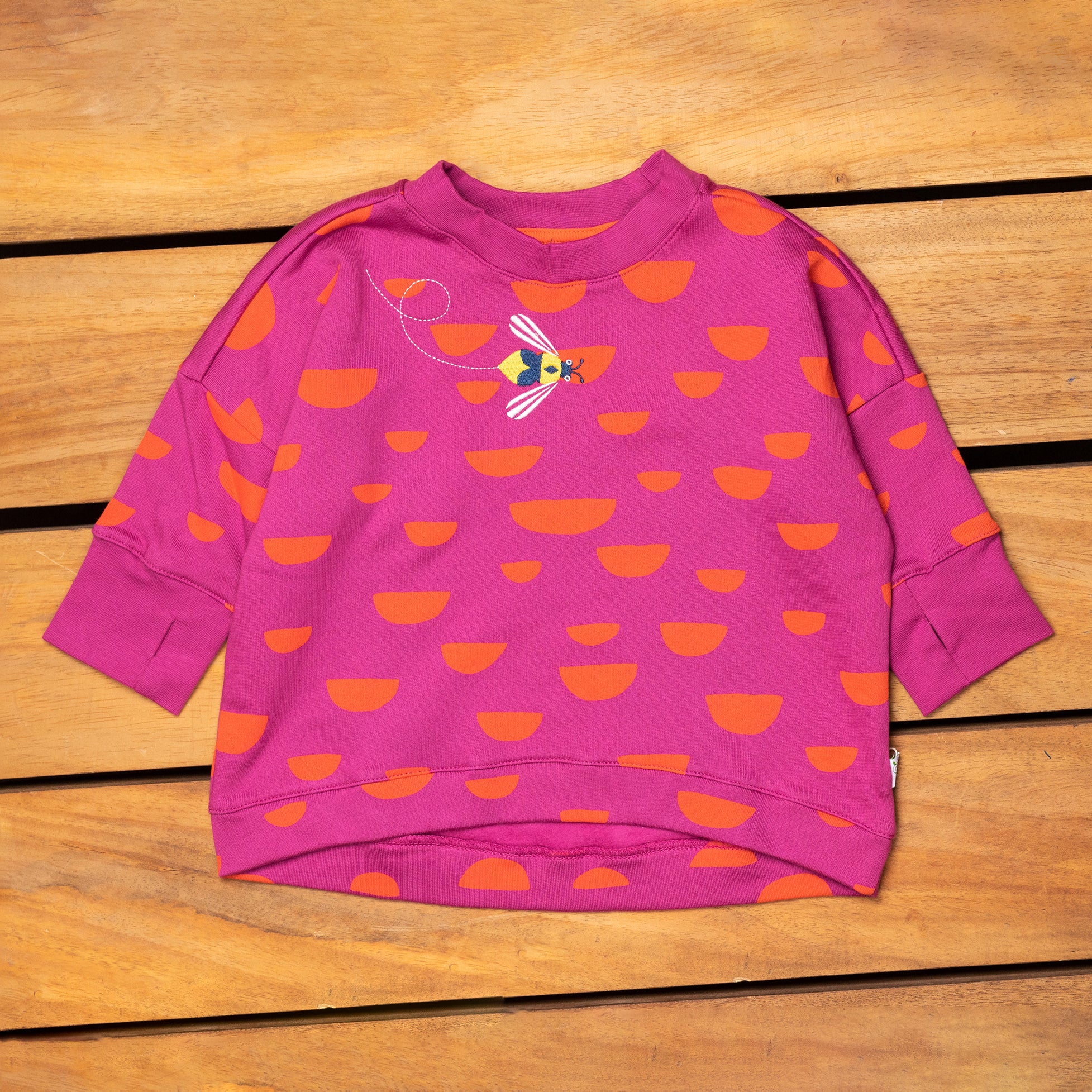 Merle - Oversized Box Sweatshirt - Honey Bee