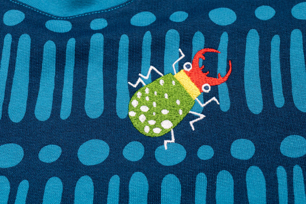 Merle - Oversized Box Sweatshirt - Stag Beetle